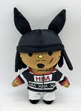 Playboi Carti 说唱歌手毛绒公仔Hello Kitty玩偶娃娃生日礼物