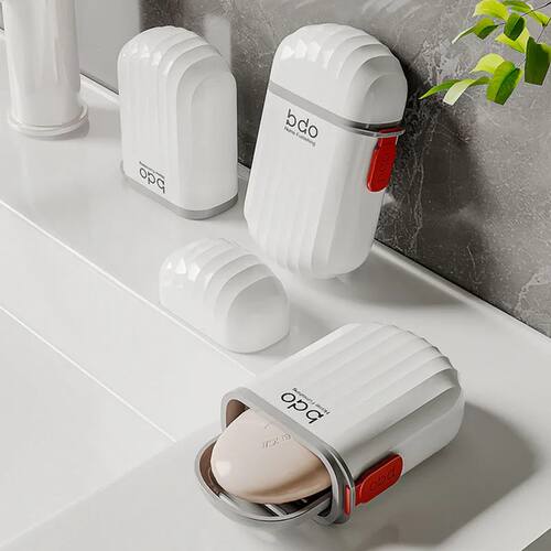 Portable Soap Dishes Sealed Storage Box Waterproof Travel Ho