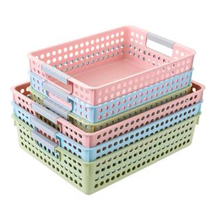Basket office storage basket plastic A4 basket magazine rack