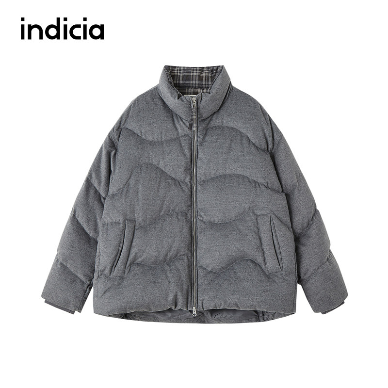 indicia标记商场同款2026冬季新款女装灰色羽绒服外套F2D5YR637N