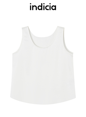 indicia标记商场同款25夏新款醋酸基础款极简淡人背心F2B5BX250N