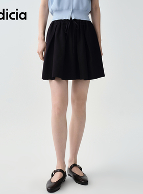 indicia标记商场同款25夏新款设计感条纹休闲半裙短裙F2B5QZ194C