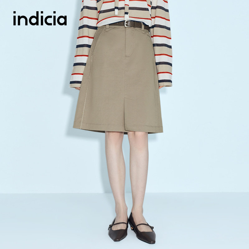 indicia标记商场同款2026夏季新款女装半身裙短款裙子F2B6QZ164C