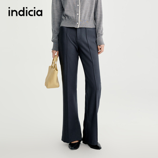 indicia标记25秋新款休闲分割结构显高运动微喇裤L2C5KZ152