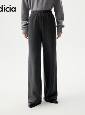 indicia标记25冬新款松弛感度假微喇休闲裤松紧腰显瘦L2D5KZ215