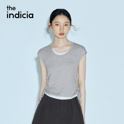 indicia标记商场同款2026夏季新款女装假两件套T恤背心L2B6TX099
