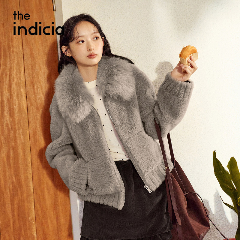 indicia标记商场同款2026冬季新款女装皮草L2D6PC377Z