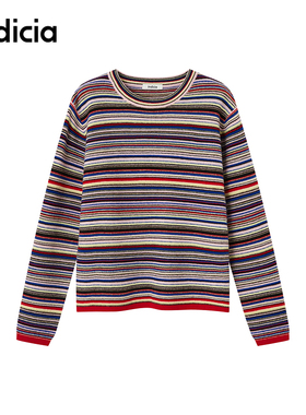 indicia标记商场同款2025秋冬季新款女装羊毛针织衫F2D5ZZ660F