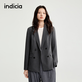 宽松通勤质感帅气西装 indicia标记25秋新款 韩版 女L2C5XZ147