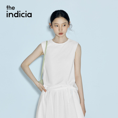 indicia标记商场同款2026夏季新款女装白色T恤上衣L2B6TX062