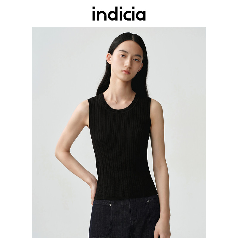 indicia标记商场同款25夏新款设计感背心宽肩带内搭F2B5BX117F,女装/女士精品,背心吊带,淘宝优惠券,粉丝福利购,淘宝优惠卷
