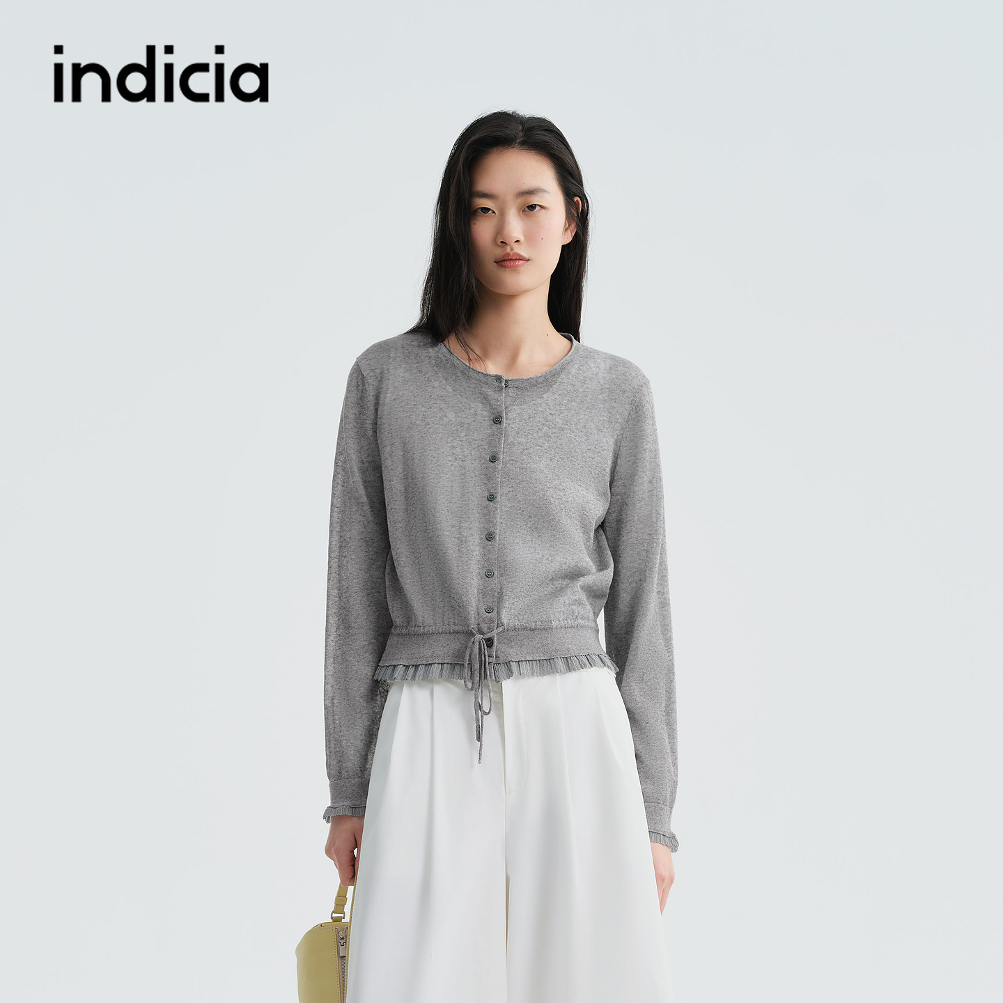 indicia标记商场同款2026夏季新款女装针织衫开衫F2B6KS179C