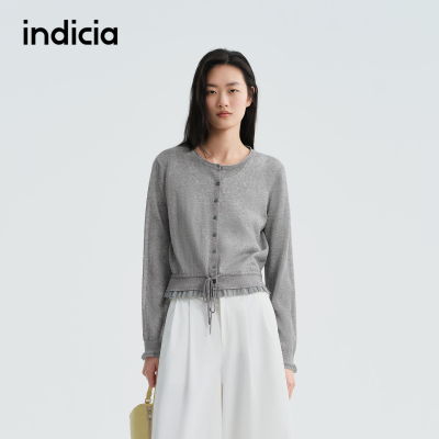 indicia标记商场同款2026夏季新款女装针织衫开衫F2B6KS179C