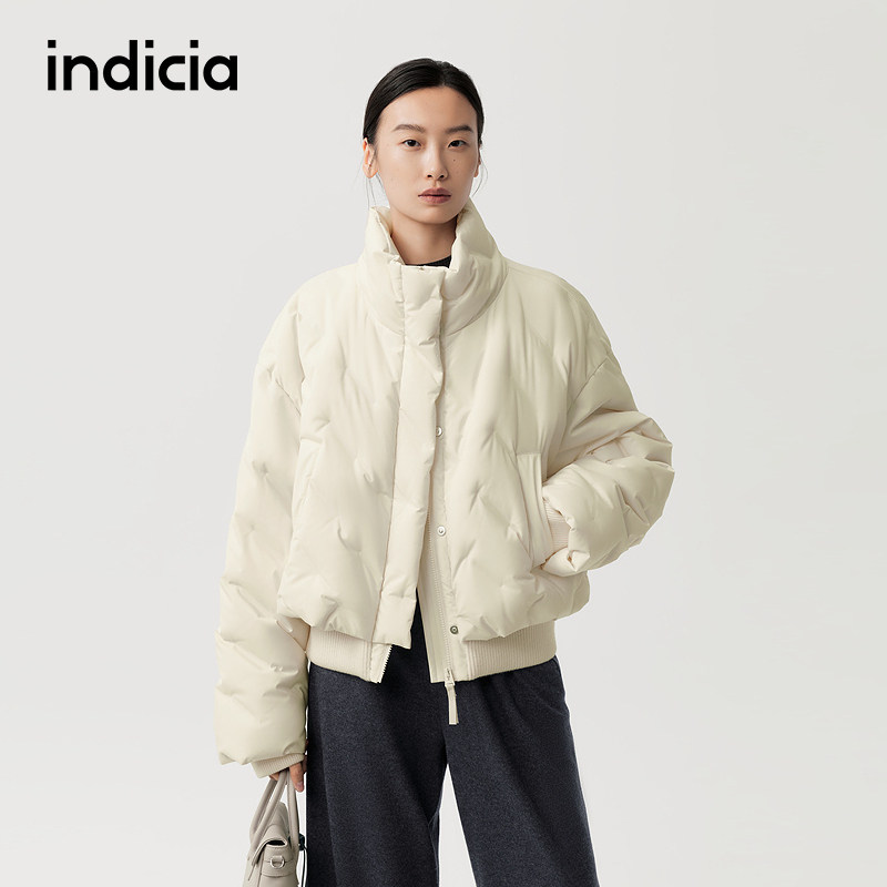 indicia标记商场同款冬季新款女装羽绒服外套F2D5YR610F