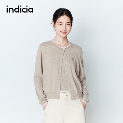 indicia标记商场同款26春季新款女装开衫两件套针织套装L2A6KS019