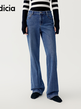 indicia标记商场同款2025秋冬季新款女装牛仔裤F2D5NK485F
