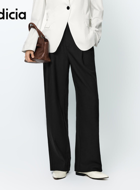 indicia标记商场同款25春新款简约百搭休闲裤女长裤F2A5KZ028C