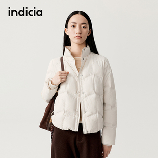 indicia标记商场同款2025冬季新款女装短款羽绒服外套F2D5YR524F