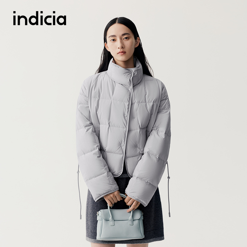indicia标记商场同款2025冬季新款女装羽绒服短款外套F2D5YR517N