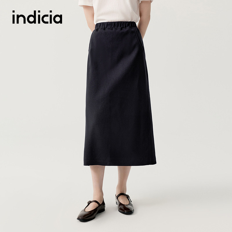 indicia标记商场同款秋冬季新款女装半身裙长裙子F2D5QZ489N
