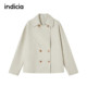 休闲气质短款 indicia标记商场同款 春秋女装 风衣外套女F2A5FY223N