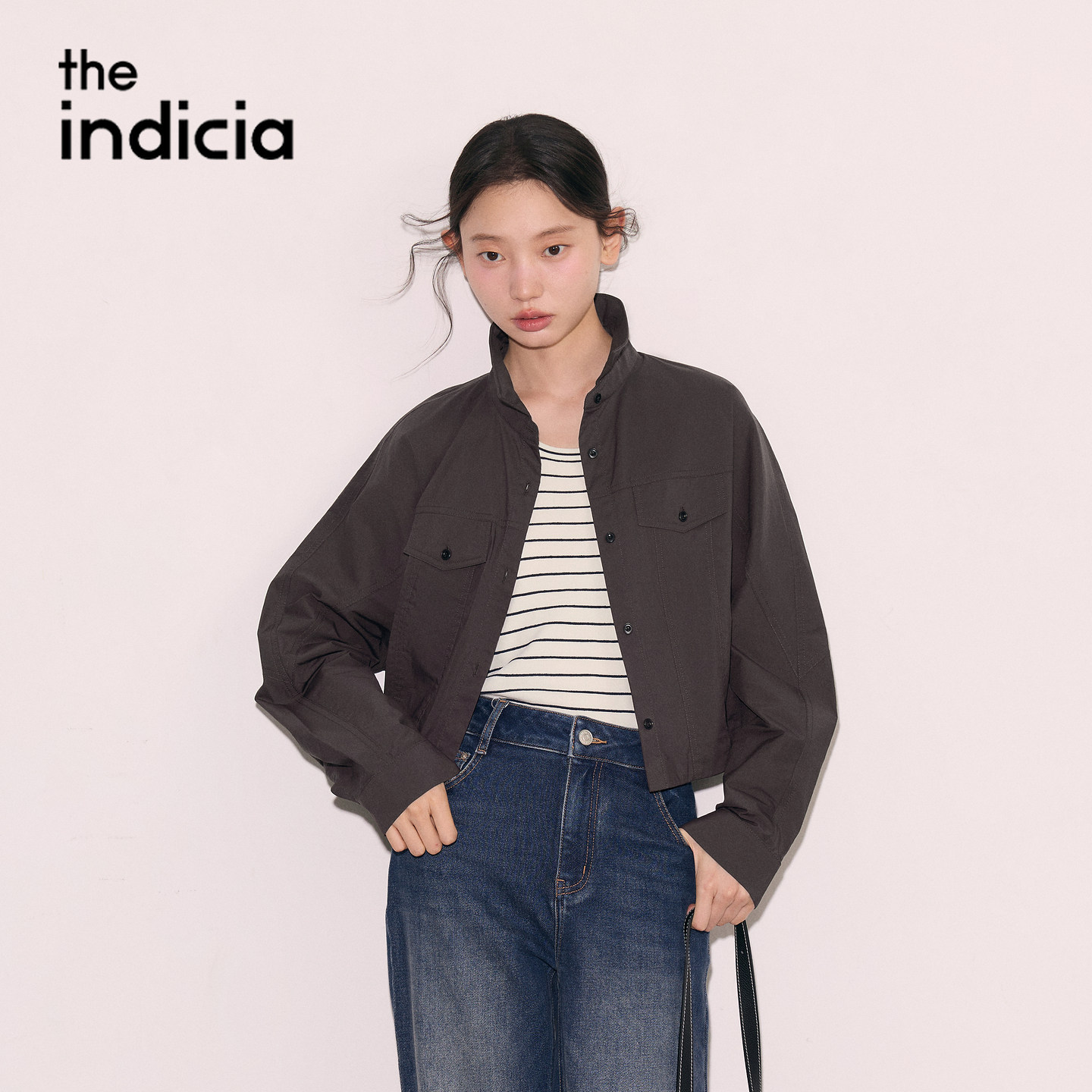 indicia标记商场同款2026秋季新款女装衬衫L2C6CS241Z