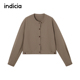 indicia标记商场同款 外套F2C5WT379N 薄款 25秋新款 圆领短外搭开衫