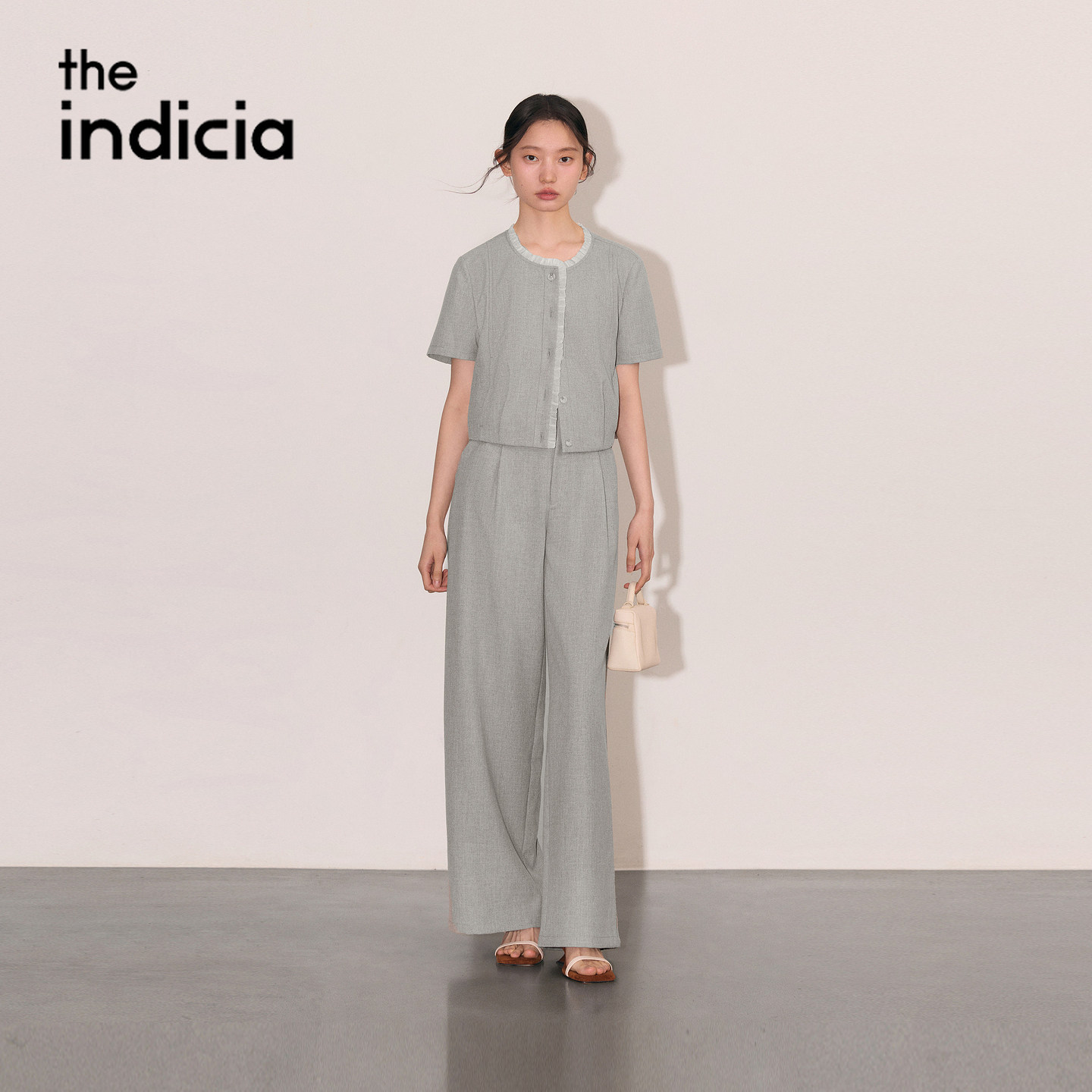 indicia标记商场同款2026秋季女装两件套上衣裤子套装L2C6TZ260Z