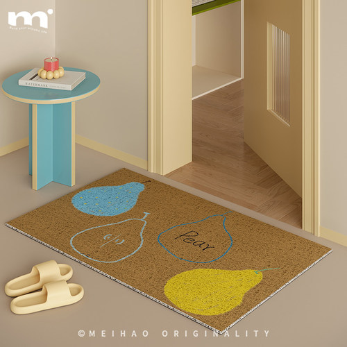 苹果or梨家门口耐用加厚丝圈地垫