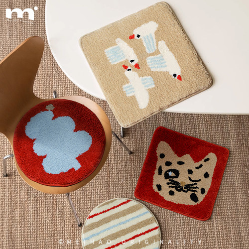 冬季餐饮店新年防凉保暖柔软椅垫