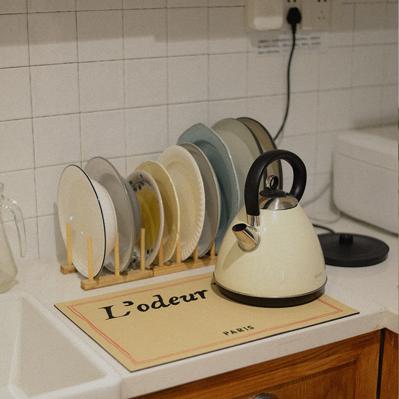 硅藻泥厨房沥水垫餐具碗盘餐垫控水垫吧台垫桌面茶杯垫台面吸水垫,居家布艺,家用脚垫,淘宝优惠券,粉丝福利购,淘宝优惠卷