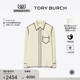 线上专享 撞色饰边翻领衬衫 TORY 汤丽柏琦 148215 BURCH