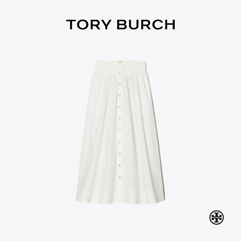 TORY BURCH 汤丽柏琦 休闲纽扣半身裙 161691