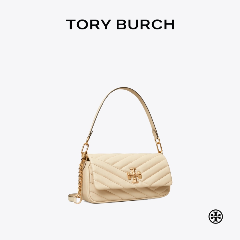 【线上专享】TORY BURCH 汤丽柏琦 KIRA 小号绗缝翻盖肩背包90456