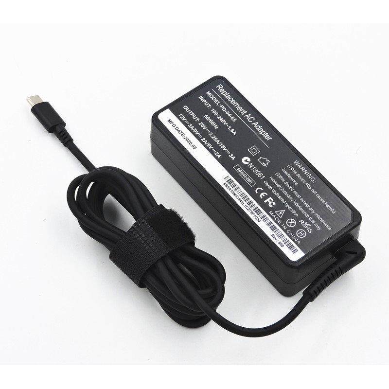 电源适配器Type-C 65W X1 S2 S3 T480 T490 X280充电器电源线