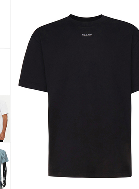 Calvin Klein/凯文克莱CK 男士时尚休闲圆领短袖T恤 K10K112487