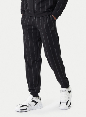 Armani/阿玛尼EA7 男士抽绳系带束脚长裤休闲裤 7M001394 AF12660