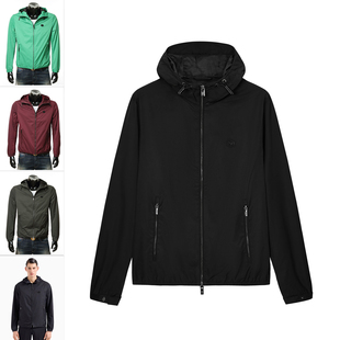 阿玛尼EA 8N1BQ0 男士 休闲连帽外套夹克 1NZQZ 鹰标时尚 Armani