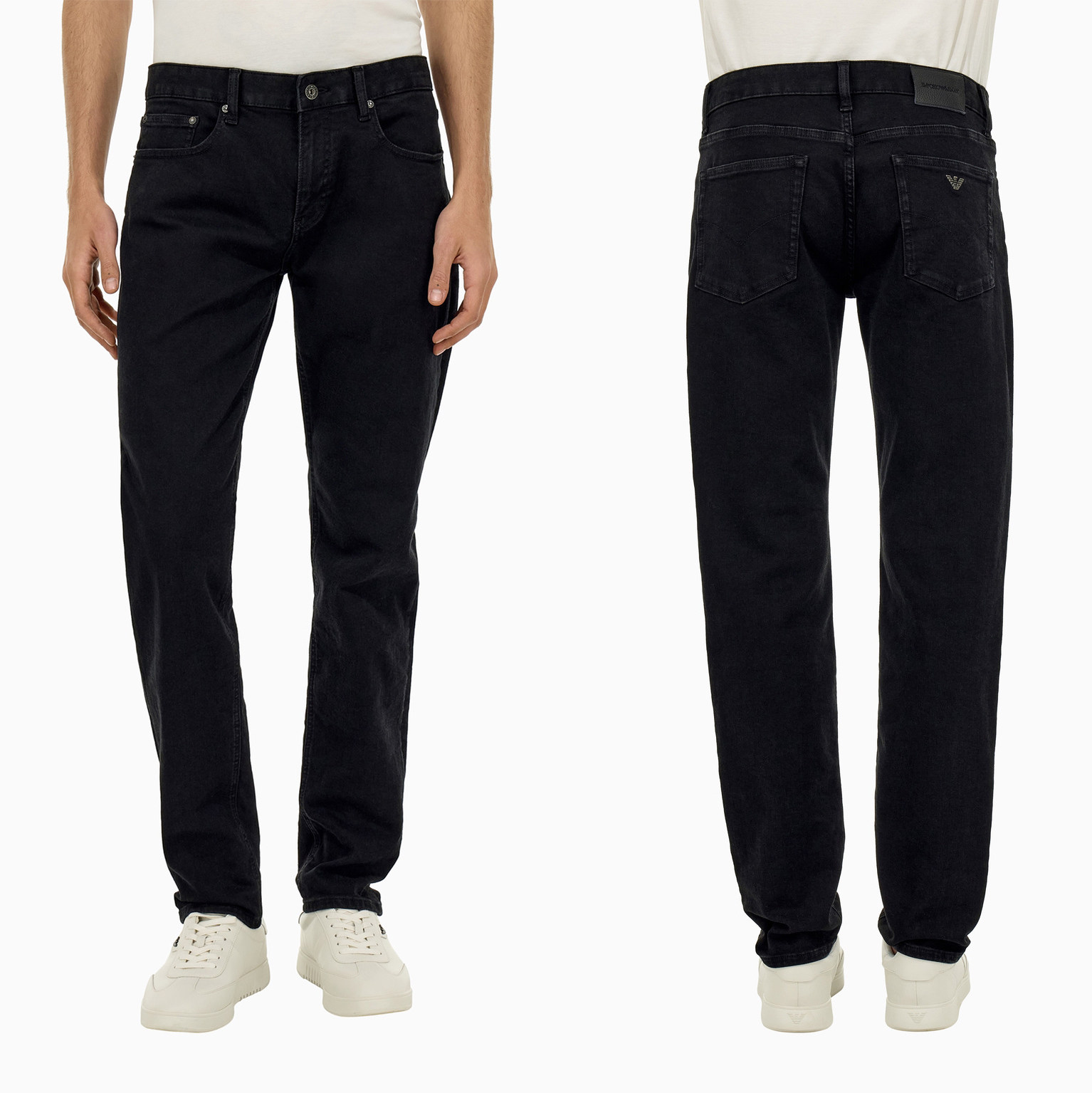 Armani/阿玛尼EA 男士鹰标修身时尚长裤牛仔裤 EM006514 AF29576
