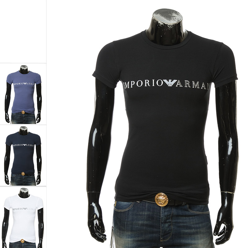 Armani/阿玛尼男士短袖圆领T恤