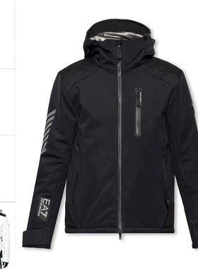 Armani/阿玛尼EA7 男士潮滑雪加厚保暖棉夹克外套 6RPG13 PN8HZ