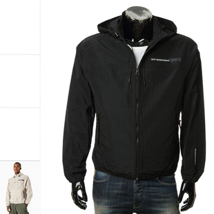 3DPB19 Armani PNFVZ 连帽夹克外套 户外时尚 阿玛尼EA7 男士