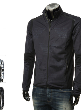 Armani/阿玛尼EA7 男士修身鹰标运动衫卫衣外套 6RPMA1 PJTNZ