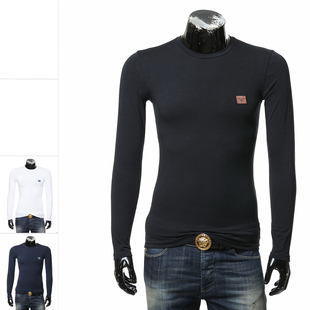 鹰标修身 男士 弹力打底长袖 T恤 AF14977 Armani EM000381 阿玛尼EA