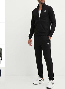 Armani/阿玛尼EA7 男士简约毛里保暖休闲运动服套装 8NPV67,PJVTZ
