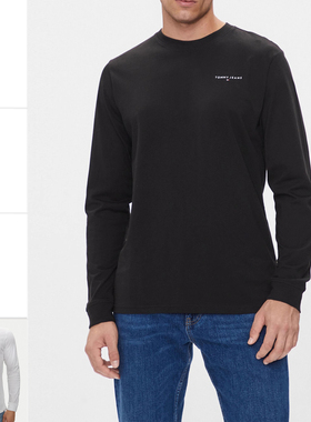 Tommy Jeans 汤米·希尔费格 男士时尚休闲纯棉长袖T恤DM0DM18551
