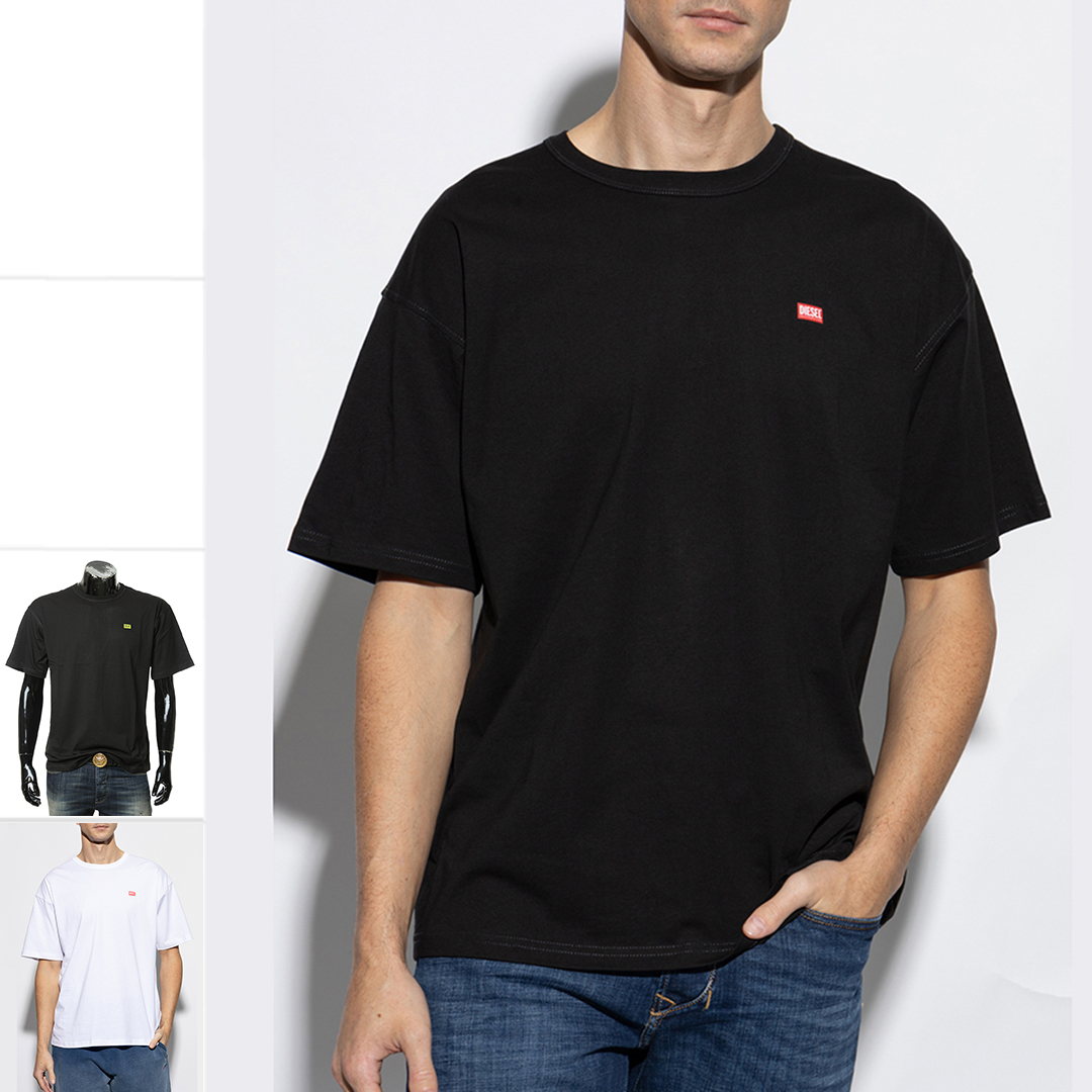 Diesel短袖小红标男士T恤