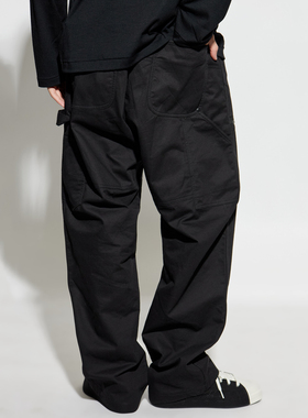 Y3 Y-3 海外直邮 男士潮牌宽松时尚简约直筒长裤休闲裤 JW4622