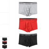 Klein 四角内裤 男士 Calvin 时尚 卡尔文克雷恩 3件装 LV00NB4409