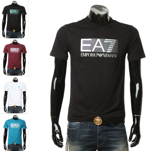 阿玛尼男士短袖圆领T恤